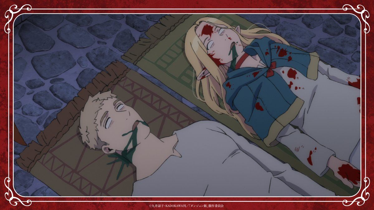 ダンジョン飯13話 感想まとめ ファリンを奪還し地上に戻るだけかと思いきや…狂乱の魔術師登場で緊迫の第1シーズン最終回。4月からは新シーズンへ。 -  posfie