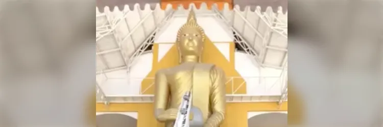 金運爆上げ！魔除け！心願成就！チベット製祈祷済み縦15cm ！なんと