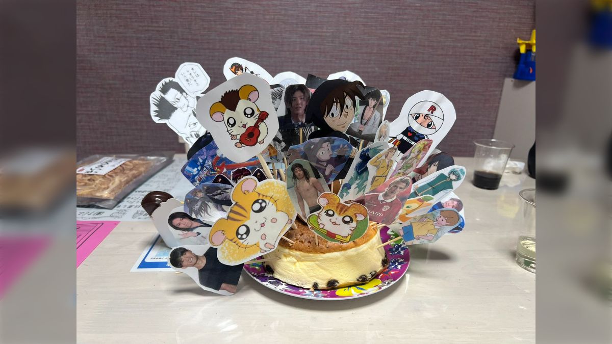 ケーキに刺すやつ