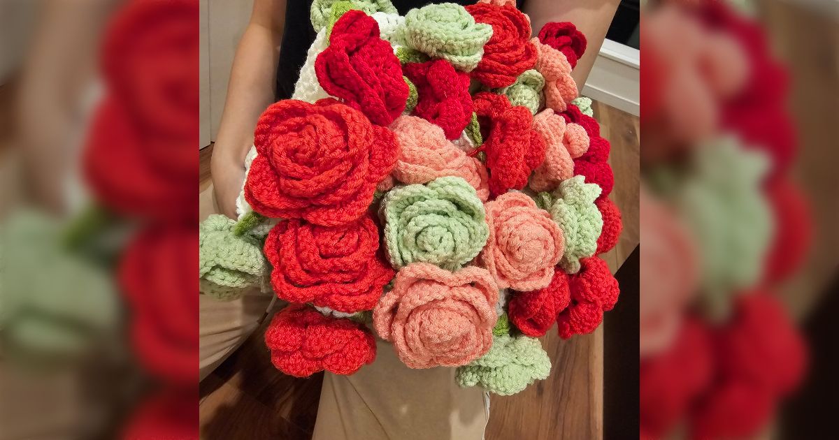 達成感半端ない」Temuで花束のブランケットを買ったら毛糸が届いた人