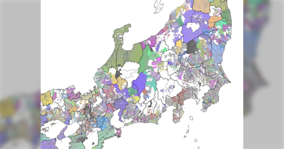 幕末の領分図および石高図（令制国ごと） - posfie