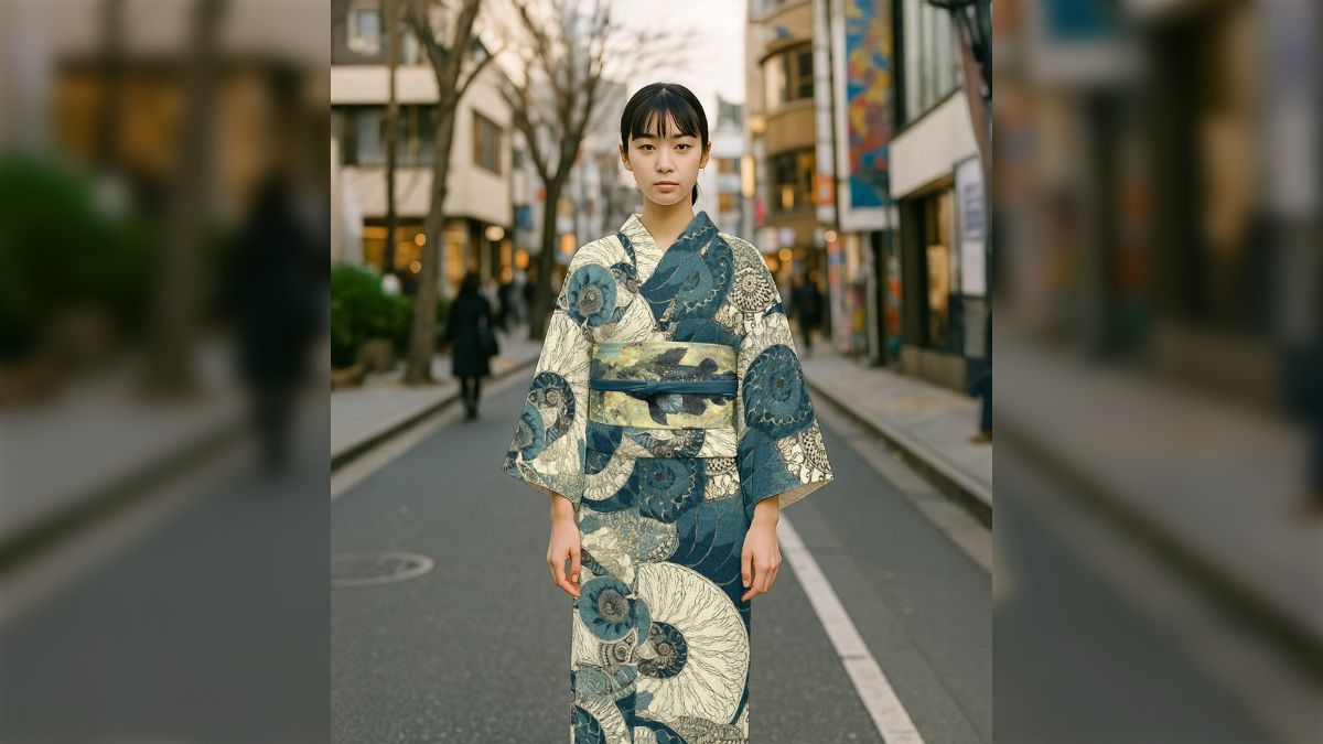 ある呉服屋の「アンモナイト柄の着物」紹介ポストに研究者が「そんな