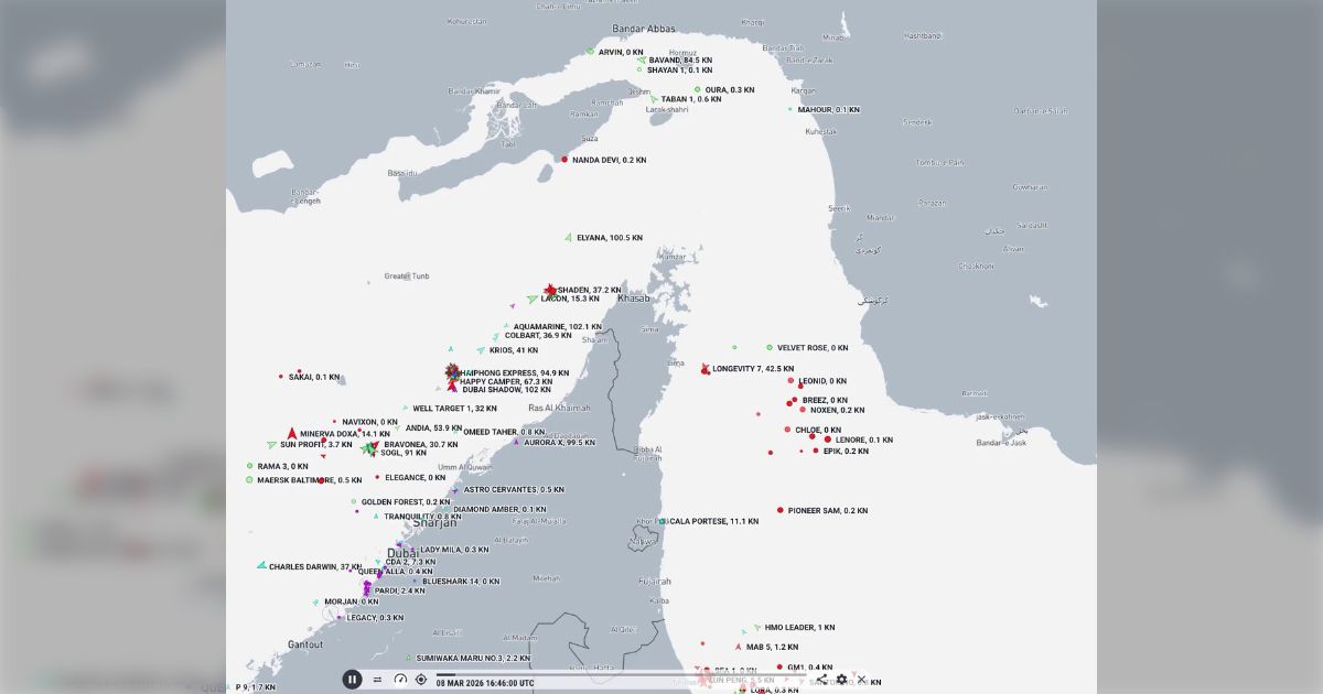 『タンカー船たちが位置情報をオフにしてホルムズ海峡を通過し始めた』原油価格にすぐさま反映された船舶の動きが話題に