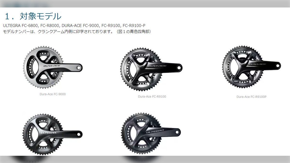 SHIMANO DURA-ACE グループセット【1/27商品説明訂正】