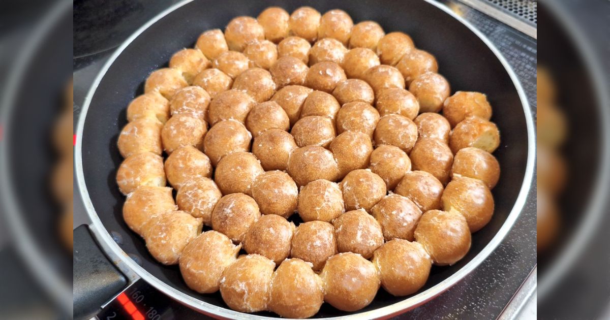 「焼きポンデリングおいしい、フライパンいっぱいに焼いて食べたい」→「…その願い叶えてしんぜよう」全部一人でやった人の作ったものがこちら