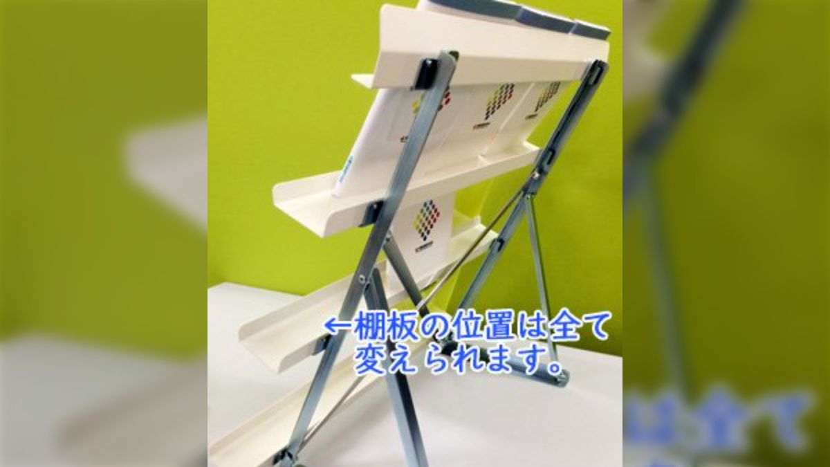 即売会アイデア集4 自作＆市販の陳列棚とポスタースタンド｜ポスター