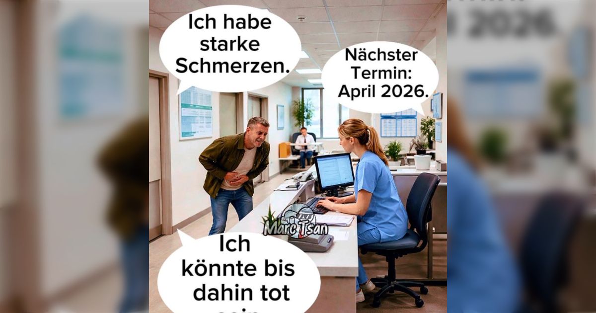 ドイツの医療システム→「酷い痛みで…」『次の予約は2026年4月です』「それまでに死んでいるかもしれない」『その場合は早めにキャンセルしてください』