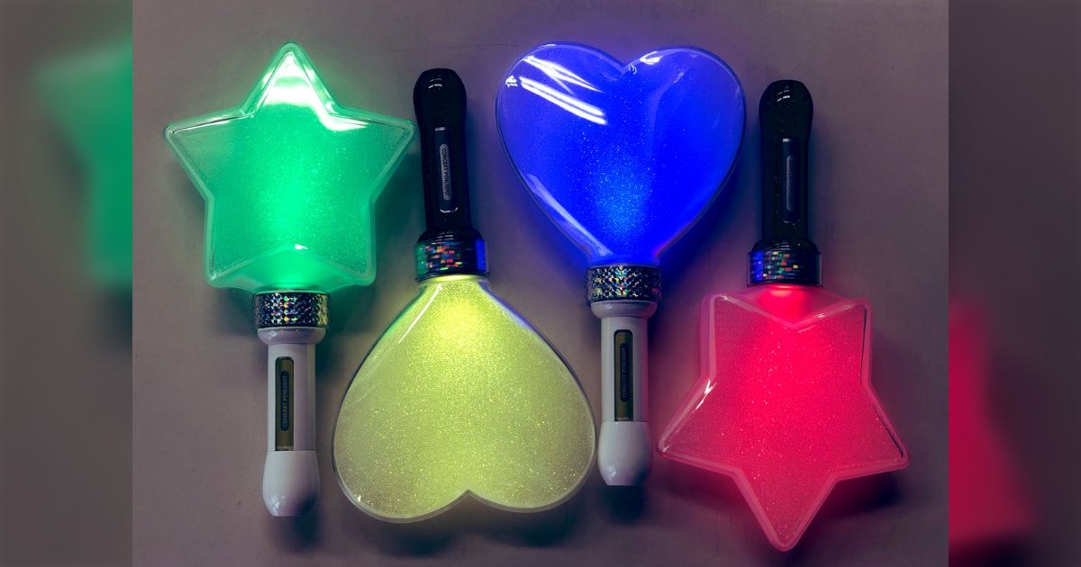 ハート型ペンライト♡機種いろいろ2024 星型☆もあるよ💖⭐2024
