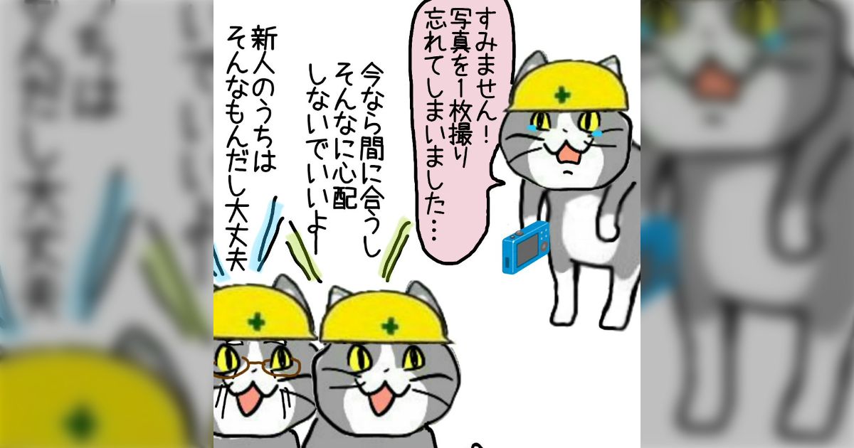現場猫シリーズ】ミスは隠すより早めに謝った方が往々にして