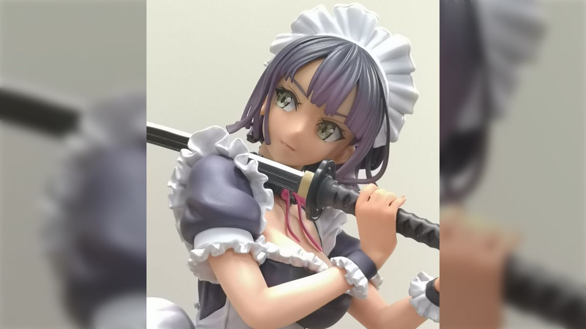 ダイキ工業より美少女フィギュアの村上水軍の館のF-ism少女の刀メイド