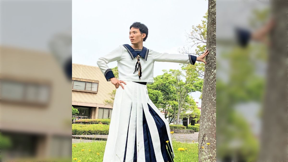 ナンパTV　セーラー服 男子のスカート着用を認めない風潮に違和感しかないから「男子でも着やすいセーラー服」を作ってみた話 (2ページ目) - Togetter  [トゥギャッター]