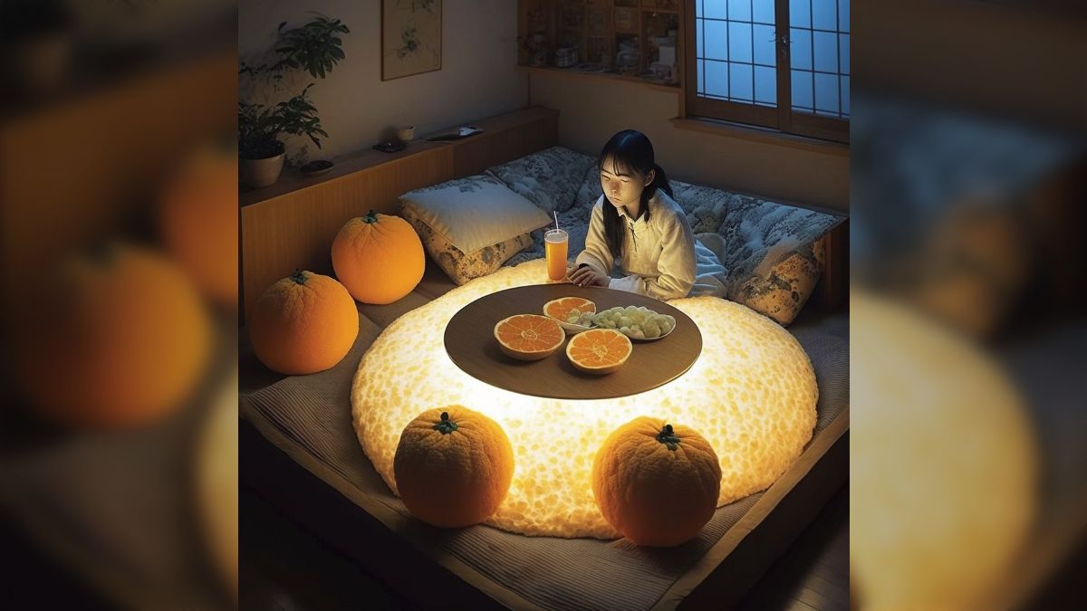 絶対に「こたつでミカン」の絵を描かせたい人 VS 概念を知らないので