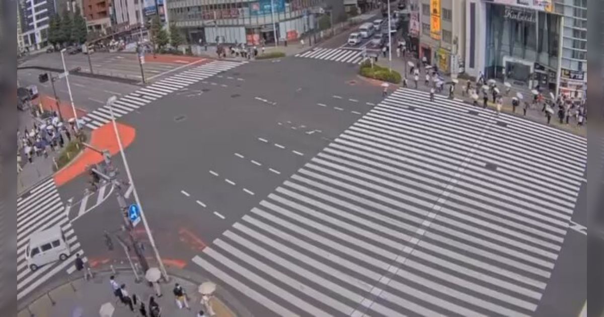 新宿の交差点で信号無視した電動キックボードが車とぶつかる事故が発生「車のドライバーが悲運すぎる」
