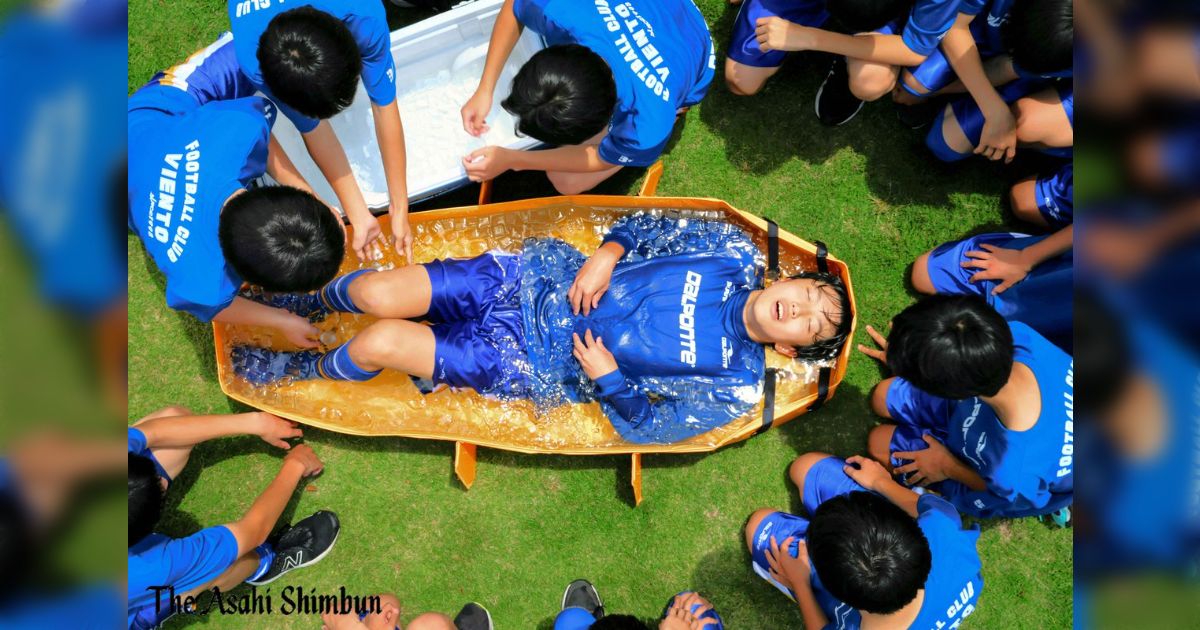 アイスバス　氷プール　熱中症対策　応急処置　設置1分　水風呂　サッカー アイスバス 氷プール 熱中症対策 応急処置 設置1分 水風呂