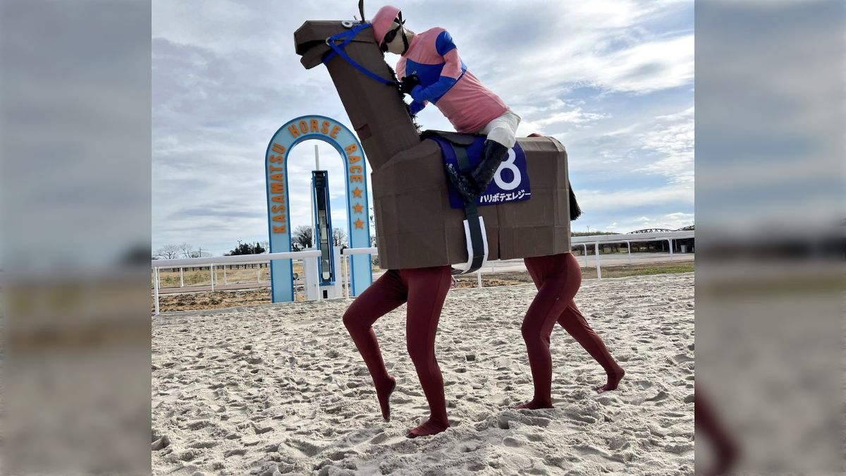 令和やぞ！？」笠松競馬場で伝説の迷馬「ハリボテエレジー」が地方ダートデビューし話題を呼ぶ→ファンからは「曲がれー！」の声援 - Togetter  [トゥギャッター]