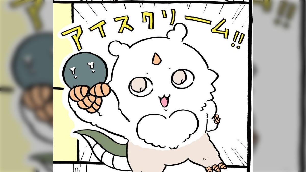ちいかわ」でかつよを励まそうとしてあのこが見せに来た”アイス 