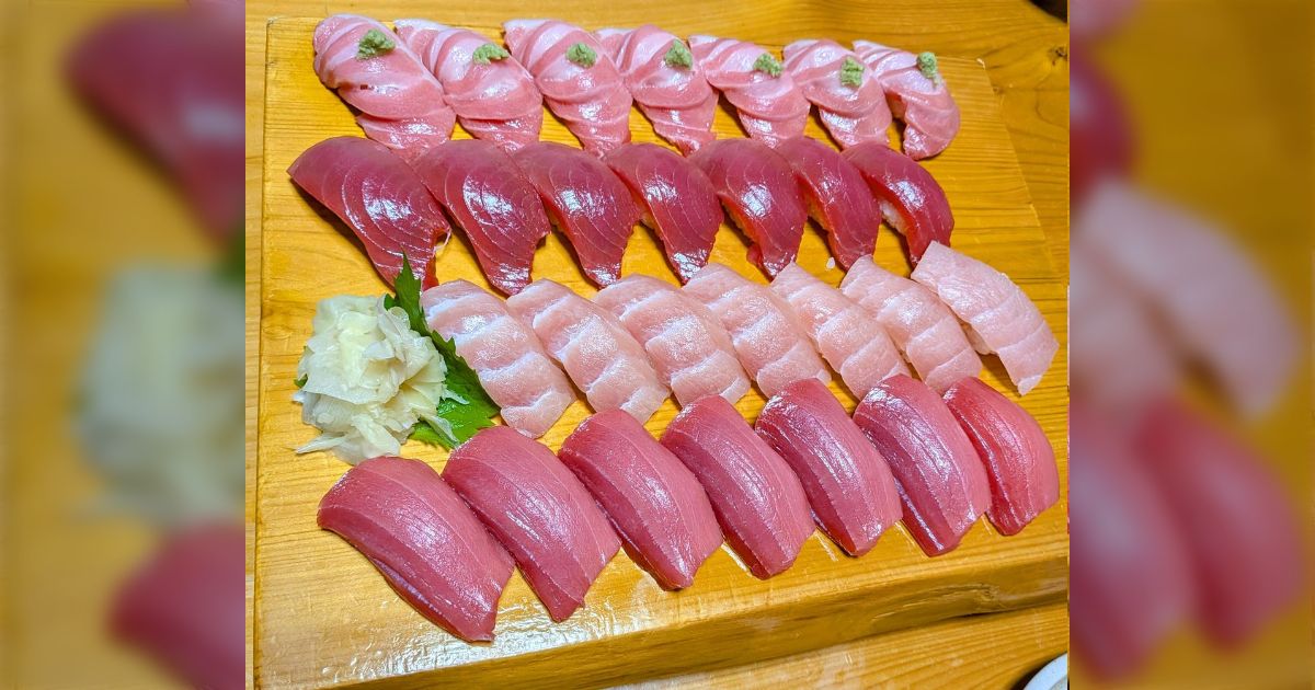 高知はカツオだけじゃない？「見て、高知のマグロ」と投稿されたマグロの寿司が話題に、宿毛市の「居酒屋 いごっそ」というお店で食べられる
