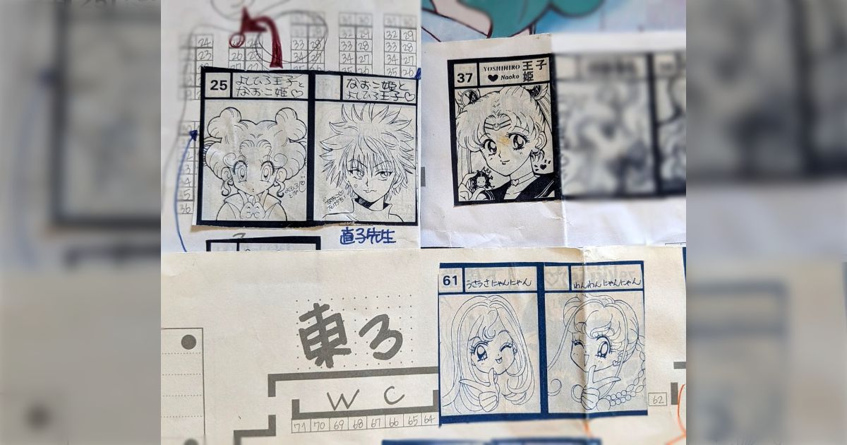 1997年のコミックマーケットに武内直子先生＆冨樫義博先生ご夫婦が