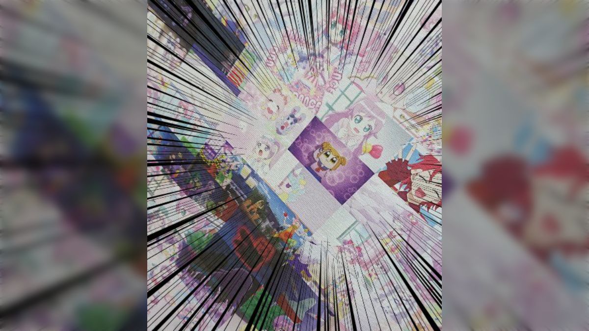 現在開催中の「プリパラ」ミュージアム、モザイクアートに