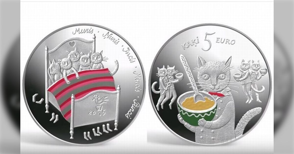 hito hitoさん専用　ラトビア　五匹の猫、銀貨 hito hitoさん専用 ラトビア 五匹の猫、銀貨 - メルカリ