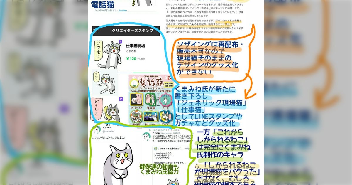 各種ご注意／現場猫コラ一覧表 - posfie