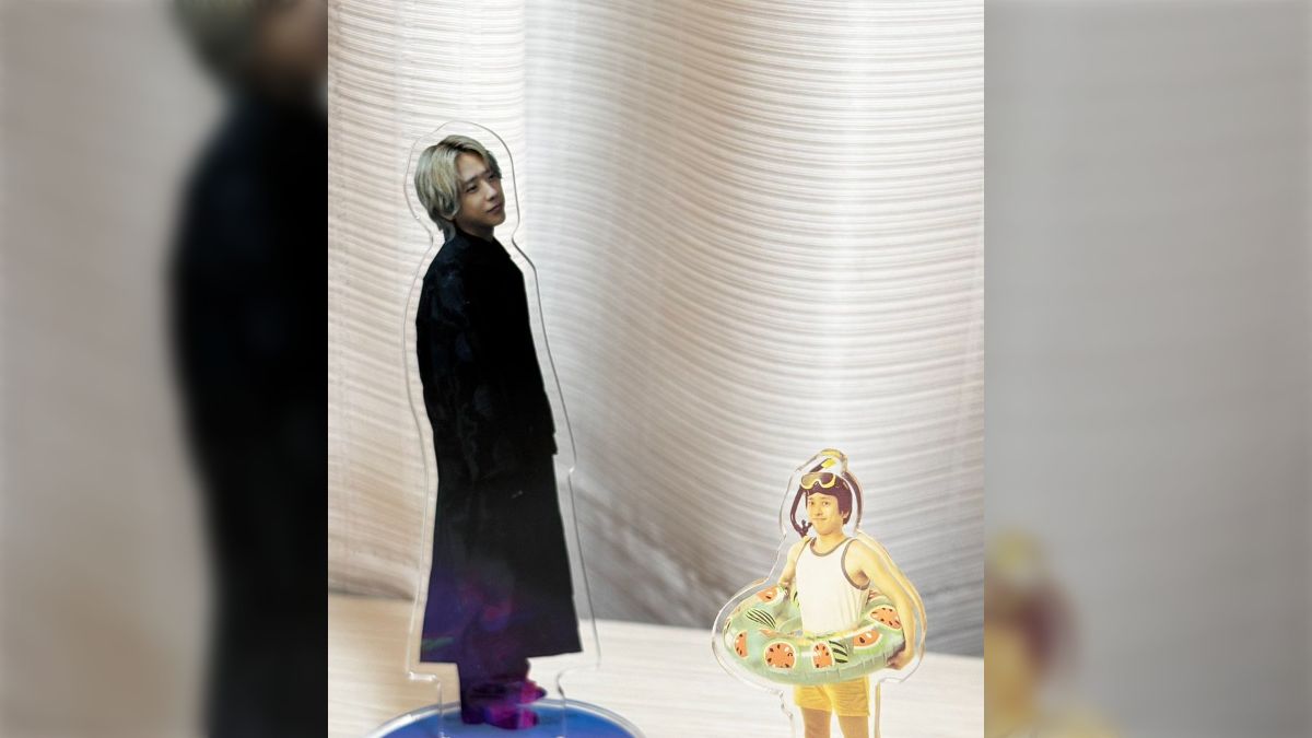 実写版「推しの子」のカミキヒカルのアクスタと、同じ顔の人の