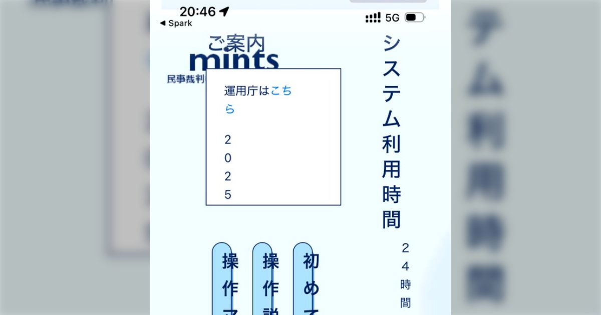 裁判所が満を持して投入する民事裁判書面オンラインシステムのUIがこれだっ！→「CSS完全に理解してて草」「スマホ表示は対象外だから…」「どこに頼んだらこうなるんだ」