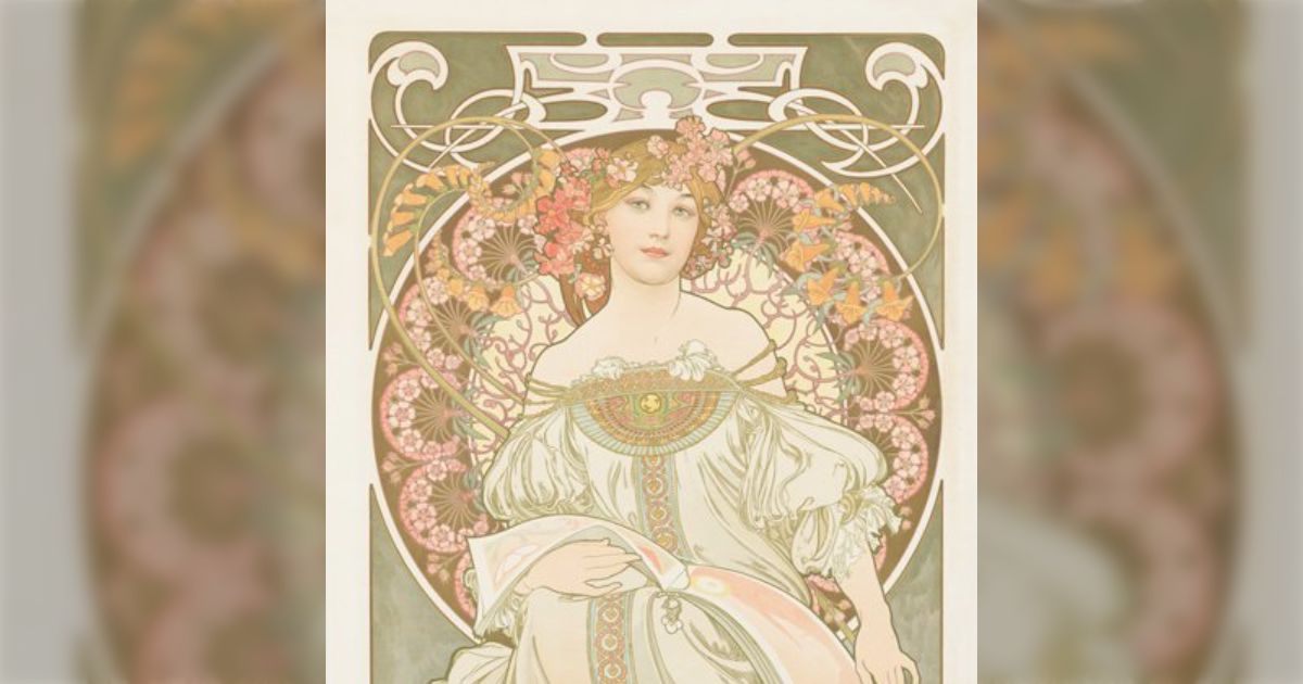 仕事でミュシャのクリアファイルを持参したら、上司から「そのアニメの絵は職場に向いてないと思う」と言われた→「えっ、ミュシャ知らないんですか！？」