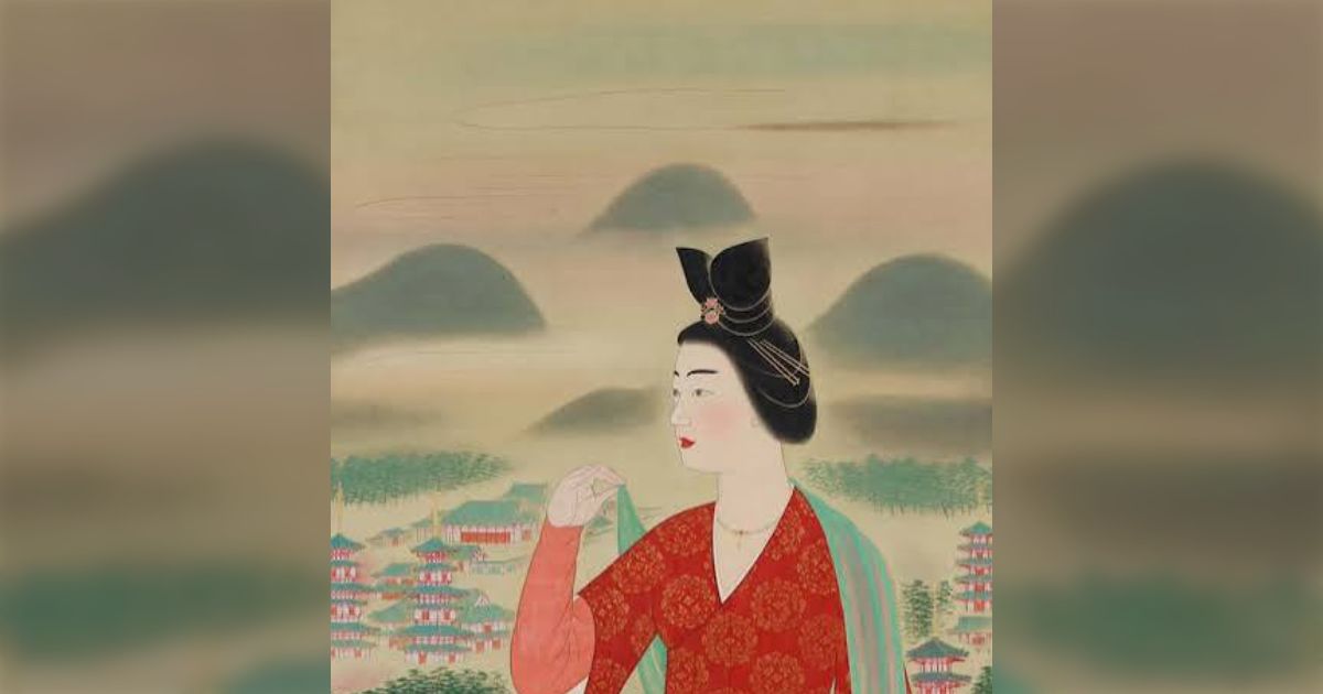町山智浩氏、「女性天皇も日本の伝統」と主張するも、添付画像が額田王の絵画