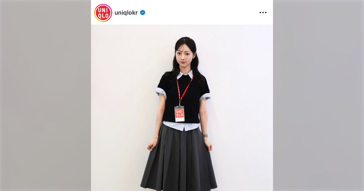 ユニクロは韓国アカウントの方がおしゃれだからそっち見てるんだけど、スタッフのビジュが良すぎて参考にならないのが難点