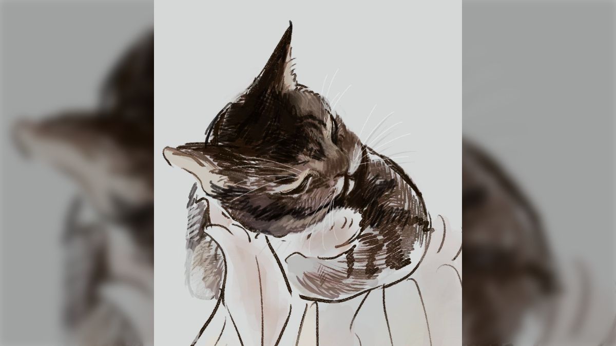 オリジナル】花より団子な春乙女 ねこ