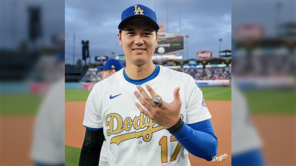 ヘルナンデス選手　ドジャース 2024 ワールドチャンピオンリング ロサンゼルス・ドジャースに贈られたMLBワールドシリーズの