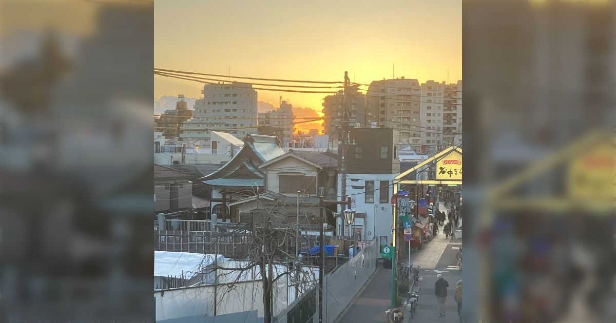 谷中銀座に建設中のマンションが大きすぎて「夕やけだんだん」の景観が喪われてしまいそうで憂う声、かつての姿を写した写真もぞくぞく集結 - Togetter