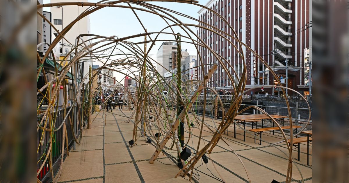 「ヨカマチフクオカ」博多川 川床会場02 posfie