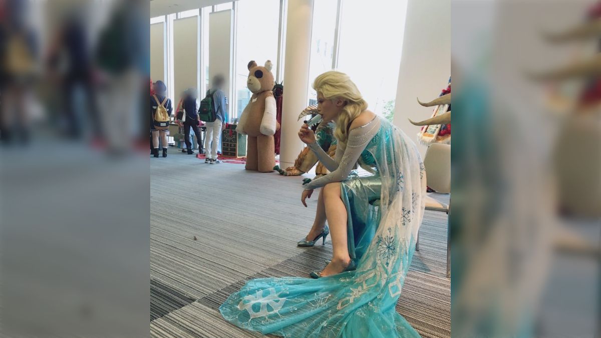 強制女装 スカート 外出