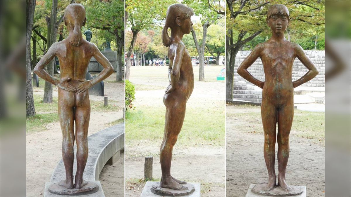 高松市の少女裸婦像、制作意図が語られる。特に「戦後の平和」とは関係