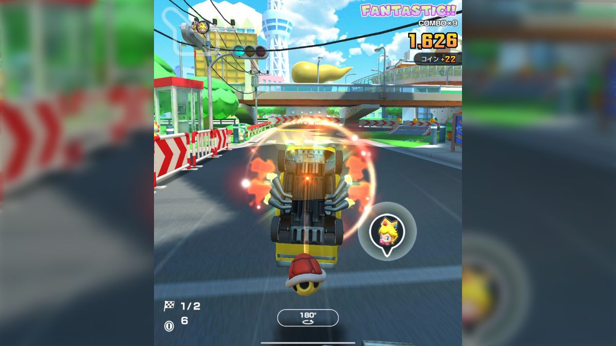 マリオカートツアーの東京ツアーのコースに浅草の金のうんこが再現されている！ - posfie