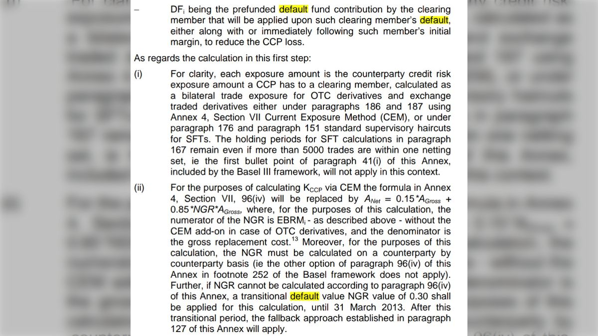 デフォルト」はIT界隈のスラングとしては初期状態のことだけど、英単語としては不履行、怠慢の意味で、金融関係では債務不履行で借金踏み倒した意味になる -  posfie