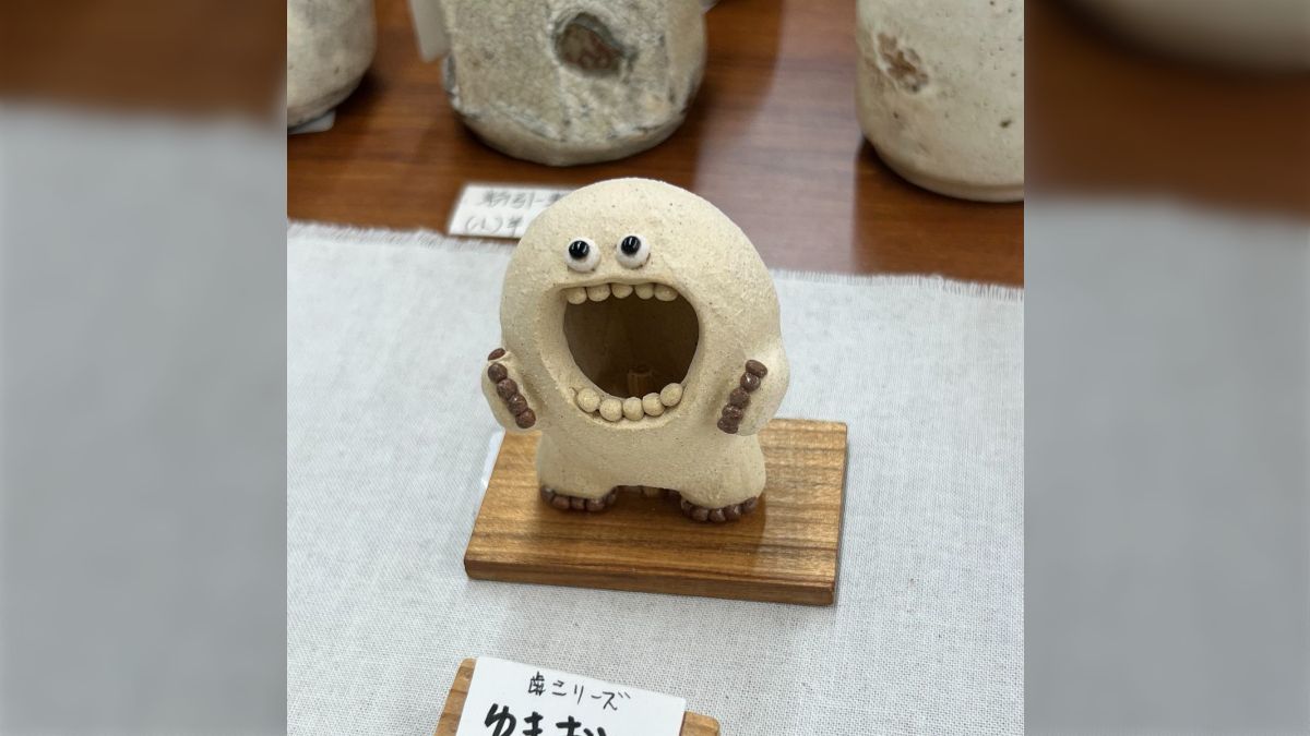 とある物産館で陶器作品と目が合ってしまい連れ帰って一緒に焼肉食った