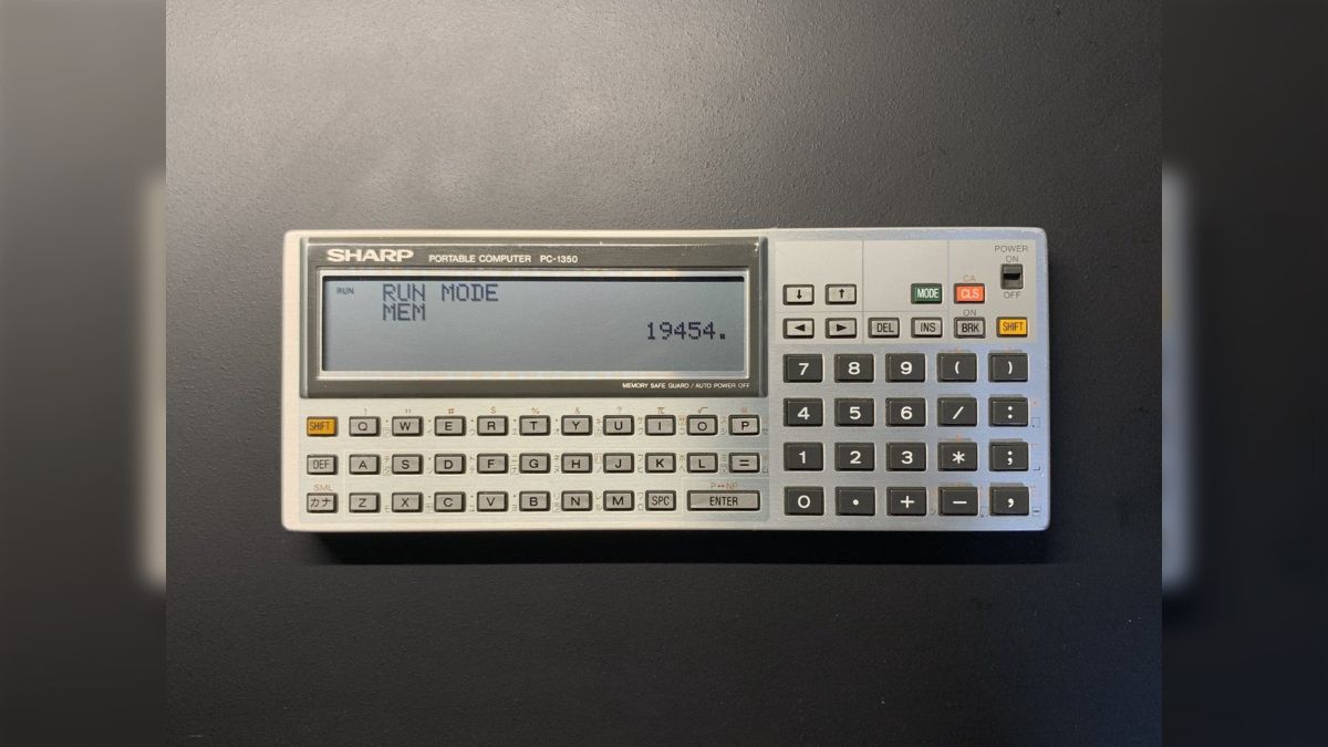 SHARP PC-1350 の整備をしてみた - posfie