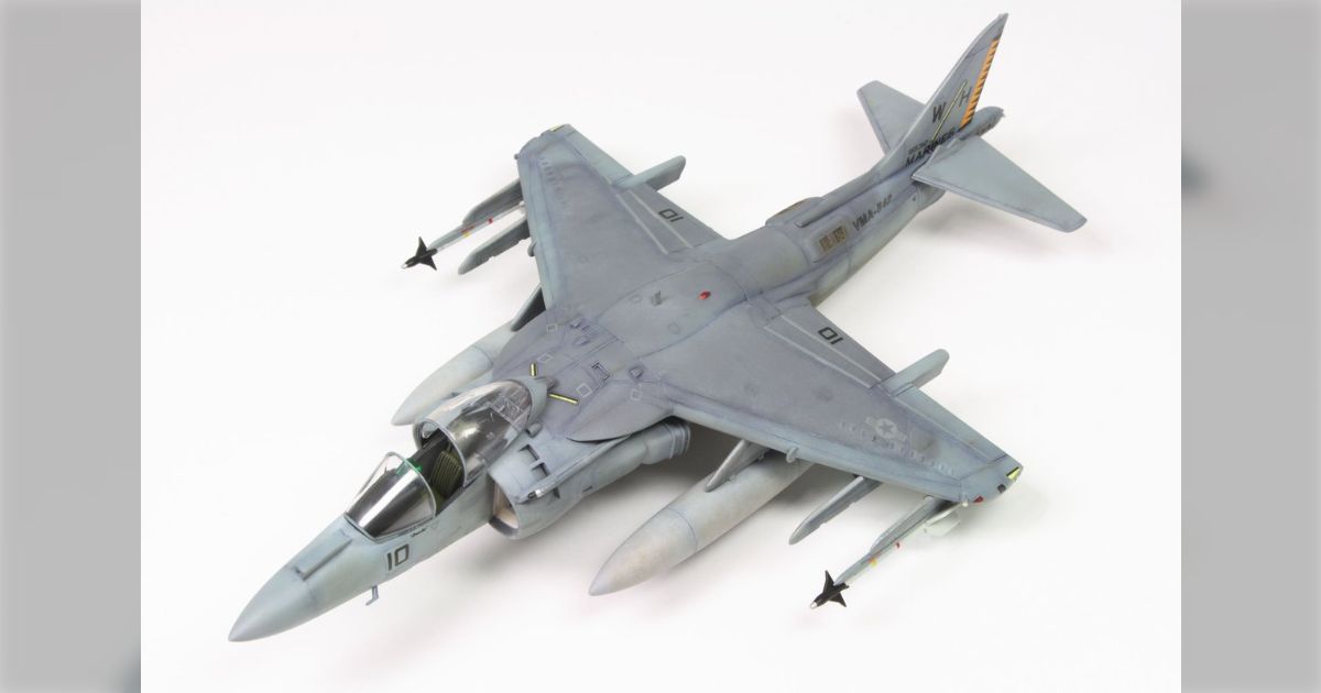 ハセガワ 1／ 72 AV-8B ハリアーIID19プラモデル minato-m_4967834014497