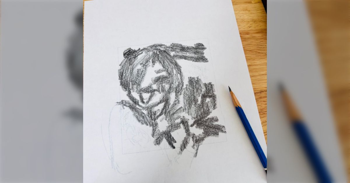 デジタルでしか描けなくなった漫画家さんのアナログ色紙の描き方が懐かしの「鉛筆カーボン」だった→アナログ絵描きを含めこの手法を使っている人は多い？