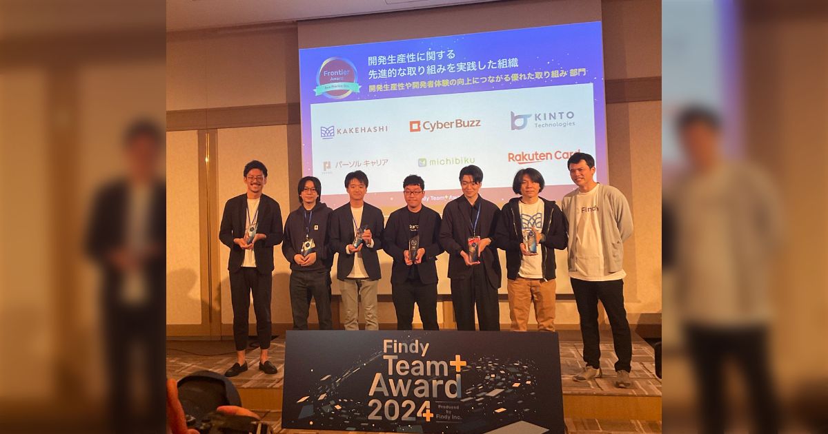 Findy Team+ Award 2024 表彰企業 記念撮影 #FindyTeamAward - posfie