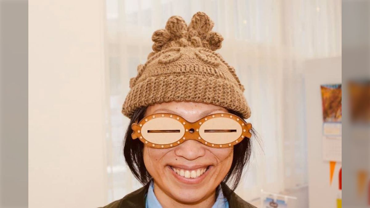 青森県の小牧野遺跡で新発売された『遮光器土偶ニット帽』がとても