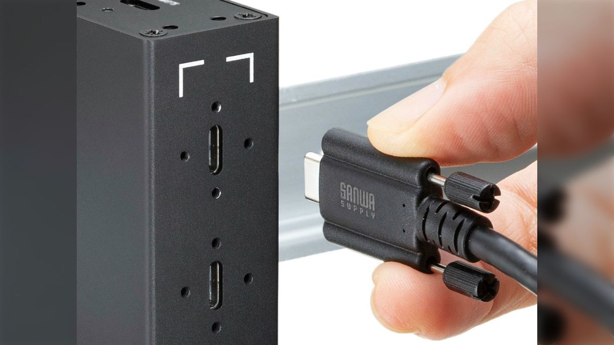 不意に抜けるのを防止できるロック付きのUSB Type-Cが登場 不意に抜けるのを防止できるロック付きのUSB Type-Cが登場