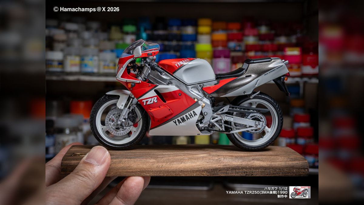 ハセガワ1/12「ヤマハ TZR250(3MA／後期)」の製作記録 - posfie