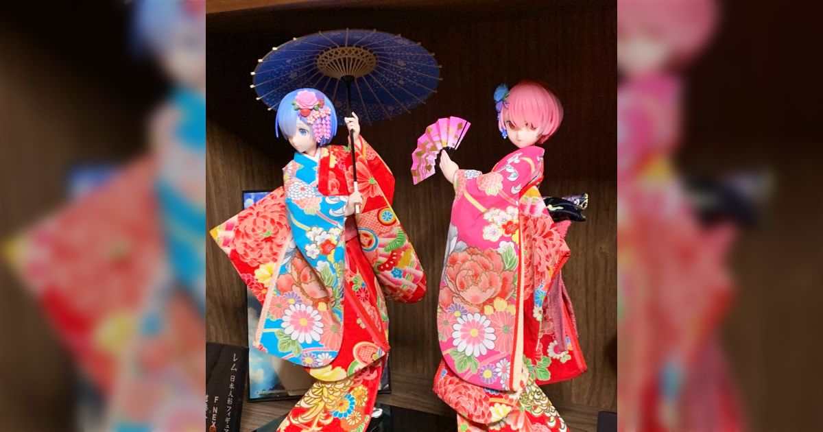 ラム 日本人形 未使用】吉徳×F:NEX ラム-日本人形- 1/4スケール 吉徳×F