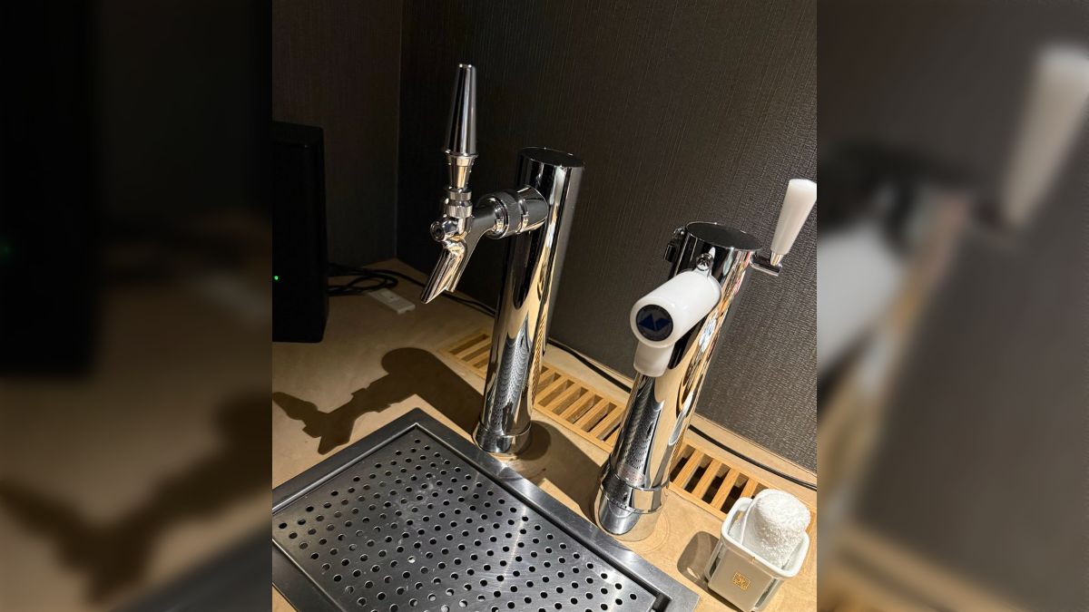 旅館の個室にビールサーバーと炭酸サーバーがついてるんだが！？「竜 