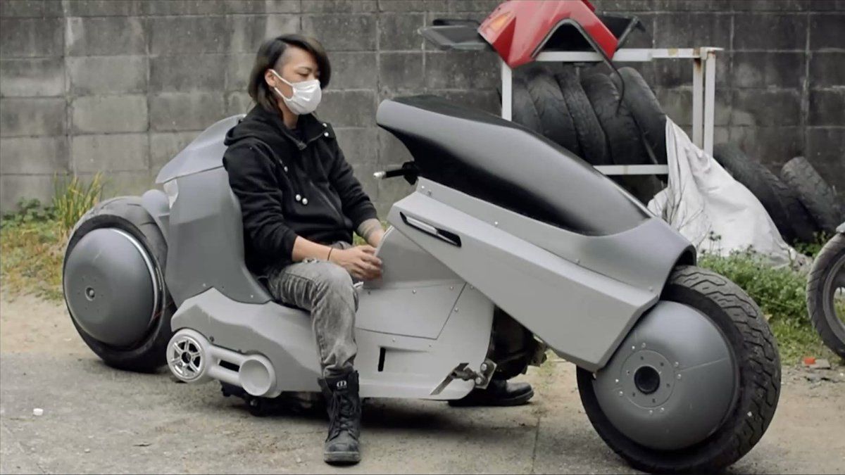 完全自作で『AKIRA』金田のバイクを作られてる方がもうなんか凄
