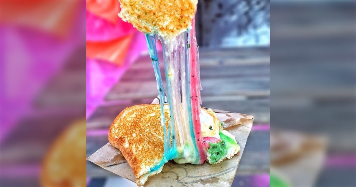 Mellojoy のびるチーズ レインボー 伸びるチーズ 虹 スクイーズ チーズ